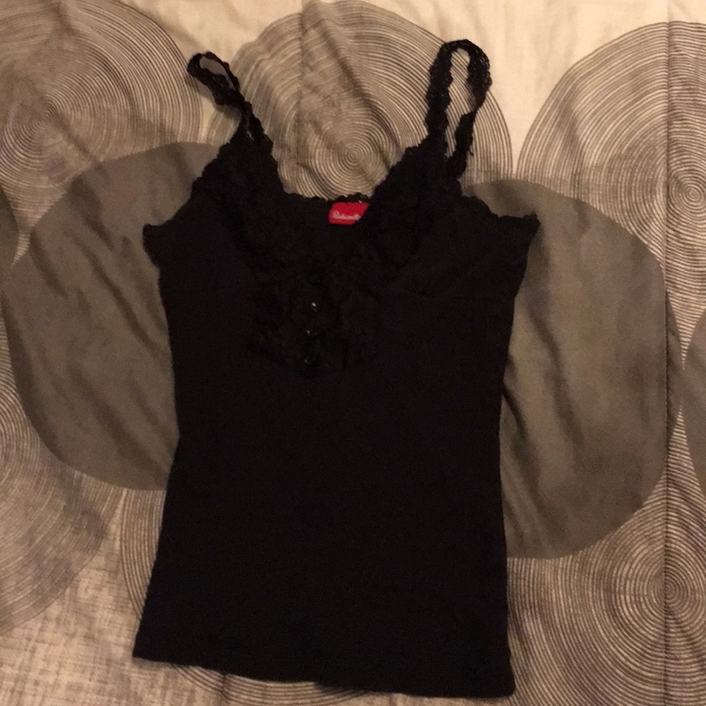 Black tank top